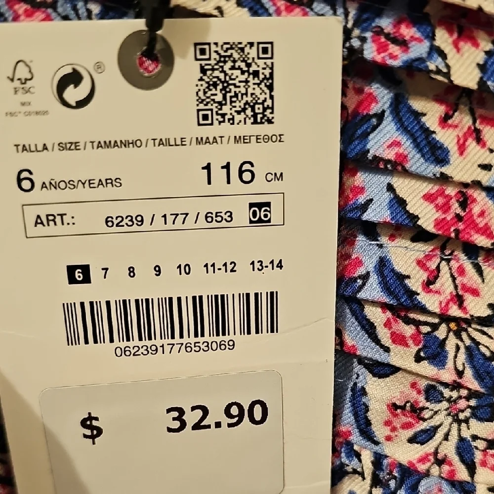 Zara Floral Patterned Skirt
